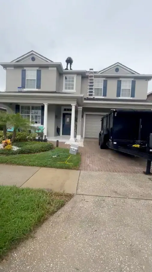 Full roof replacement in progress, Orlando